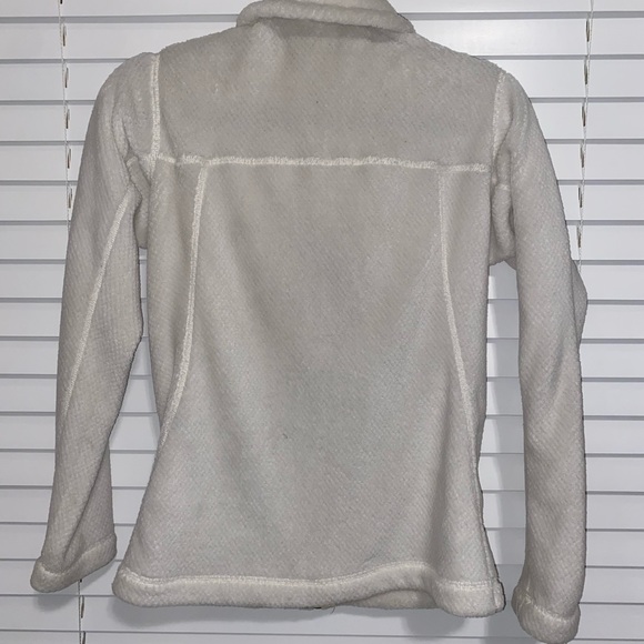 Womens small Patagonia zip up fleece jacket white. Size small. - Picture 2 of 3